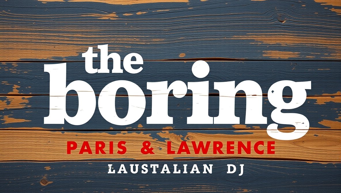 theboringmagazine paris lawrence australian dj
